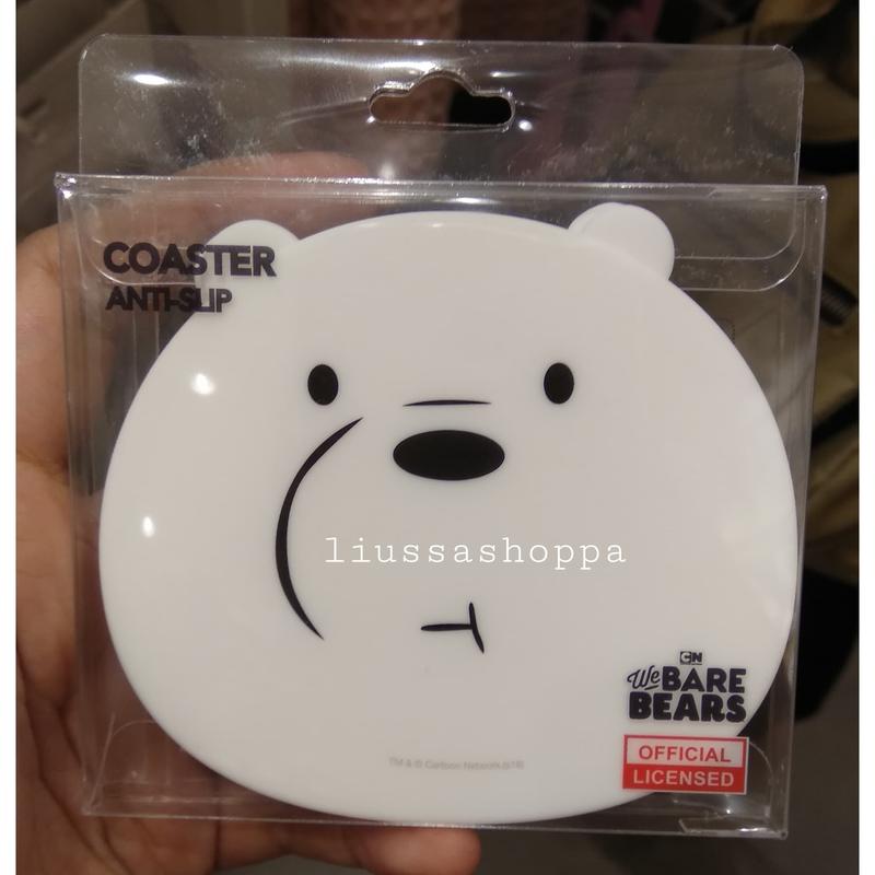 Tatakan gelas Miniso - We Bare Bears Coaster 3