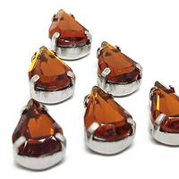 Gambar Torenda Cangkrang Payet Kristal Jahit Tetes 8x13Orange-SmokedTopaz/pcs dari Torenda Kota Administrasi Jakarta Pusat 4 Tokopedia