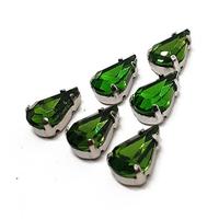 Gambar Torenda Cangkrang Payet Kristal Jahit Tetes 8x13mm Hijau-Emerald/pcs dari Torenda Kota Administrasi Jakarta Pusat 2 Tokopedia