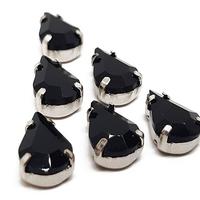 Gambar Torenda Cangkrang Payet Kristal Jahit Tetes 8x13mm Hitam (Jet) /pcs dari Torenda Kota Administrasi Jakarta Pusat 4 Tokopedia