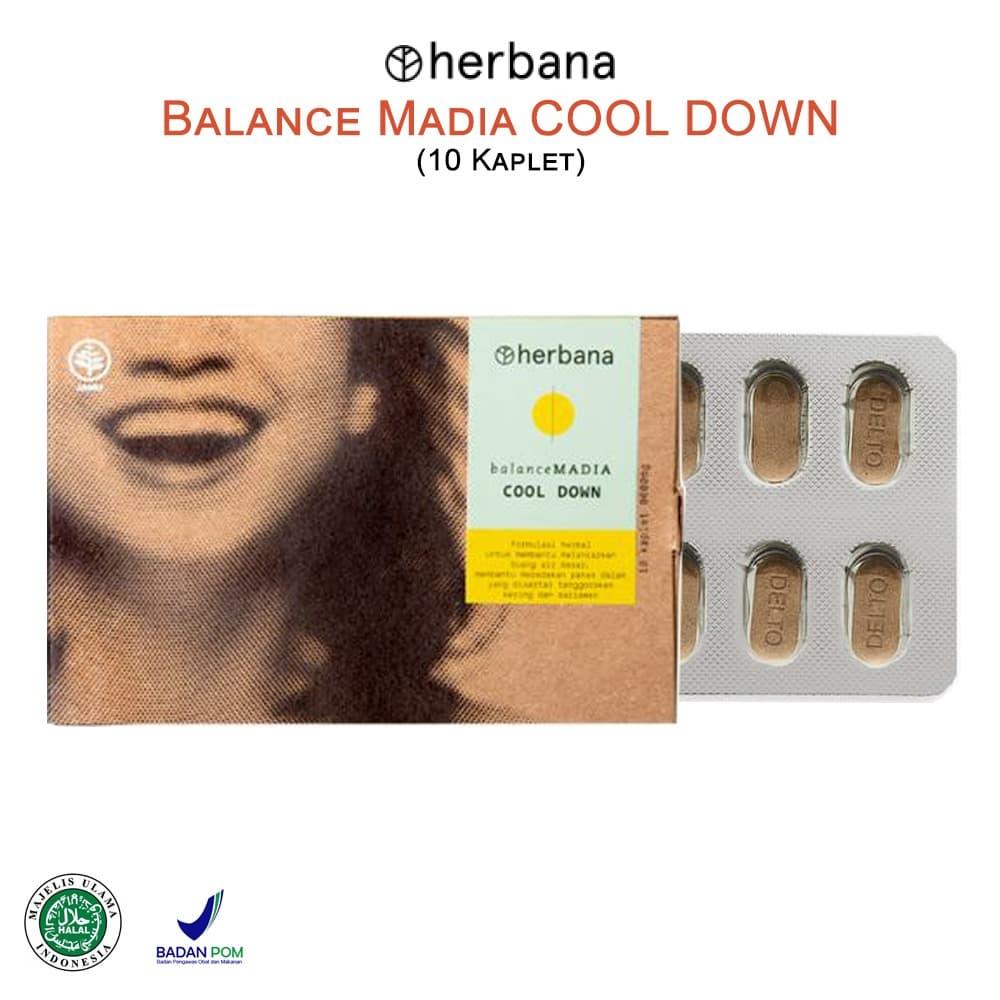 Herbana Balance Madia Cool Down - 10 Kaplet