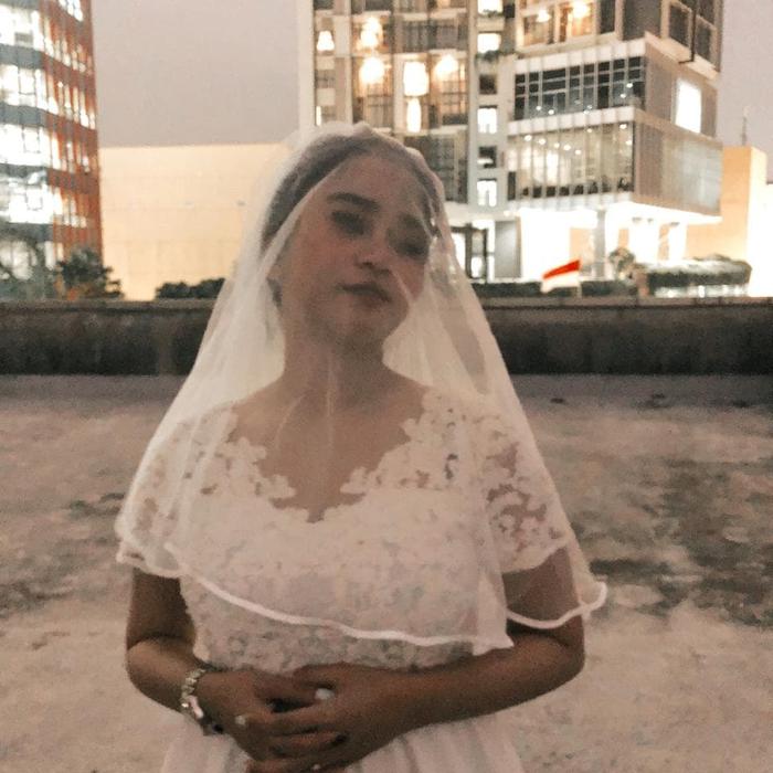 Gambar Sarkara wedding veil 25 panjang 1,5 m dari Sarkara Kota Tangerang Selatan Tokopedia