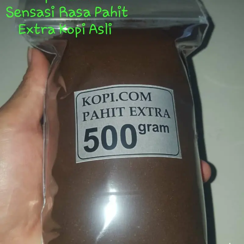 Kopi dot com Pahit Extra kemasan 500gram, buat pecinta kopi pahit 0