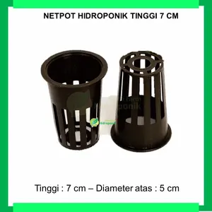 Netpot Hidroponik tinggi 7 cm - Hidroponik Paralon Hidroponik DFT