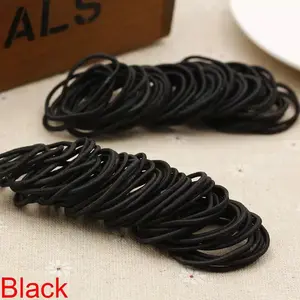 Karet Rambut Ponytail Elastis - Ikat Rambut Karet Poni Isi 25pcs