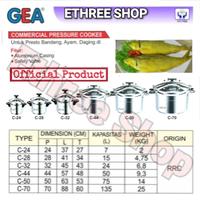Gambar PANCI PRESTO 24 L / PRESSURE COOKER C-32 / GETRA / AYAM / IKAN / MURAH dari E Three Shop Kota Administrasi Jakarta Utara 1 Tokopedia