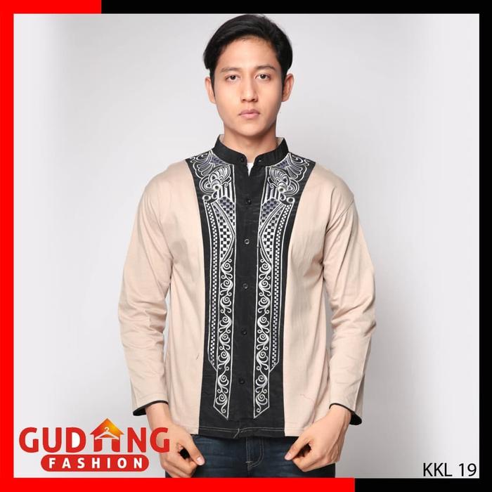 Gambar Kemeja Koko Kekinian KKL 19 - KKL 19, M dari Gudang Fashion Id Kota Administrasi Jakarta Barat Tokopedia