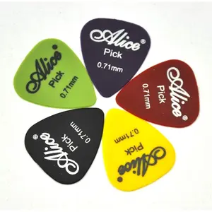 Alice Pick Gitar 0.71 mm - Plectrum Genjrengan Guitar Pick Cocok untuk Pemula dan Semua Teknik