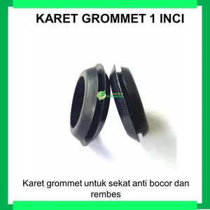 Karet Grommet 1 inci untuk Hidroponik, Sekat anti bocor, dan rembes