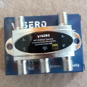 Diseqc 4x1 disec 4 way 4x1 DiseqC Switch Parabola 4 LNB 1 Receiver