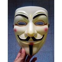 Gambar [ACC Vendetta Cream Mask] Topeng Anonymous Hacker V For Komunitas dari NALTHA SHOP Jakarta Pusat 3 Tokopedia