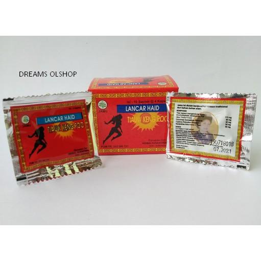 Kapsul Tiauw Keng Poo Jamu Lancar Haid Herbal Nusantara isi 10 Sachet