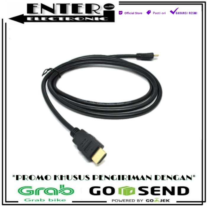 Gambar HDMI CABLE - KABEL HDMI 1 METER KABEL HDMI 1.5 METER - 1 METER dari Enter Electronic Kota Tangerang Selatan Tokopedia
