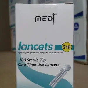 Medilance blood lancet 21g/jarum bekam isi 100pcs