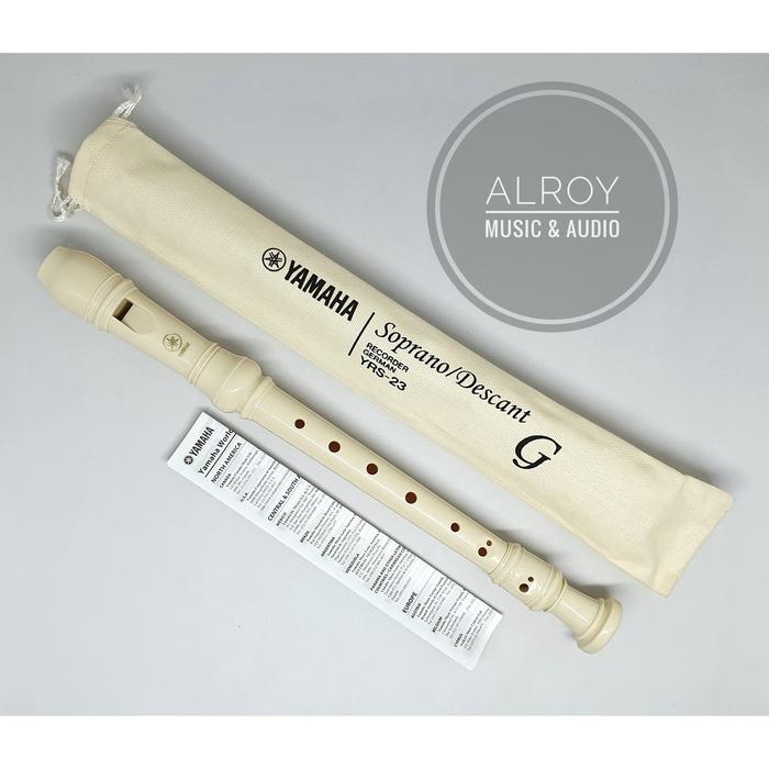 Jual Suling Yamaha / Recorder Yamaha YRS 23 Soprano ORI - Kota ...