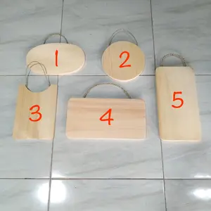 Talenan Kayu Tali Aneka Model / Talenan Lukis / Wooden Cutting Board