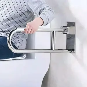 grab bar /pegangan bath tub/kamar mandi disability Stainless lipat