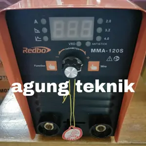 mesin las inverter mma-120A mma 120A 120 A Redbo + Kawat Las 2,5mm