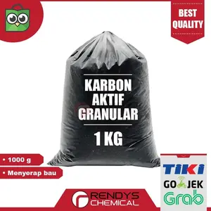 Karbon Aktif / Active Carbon Granular / Granular Activated Carbon 1Kg