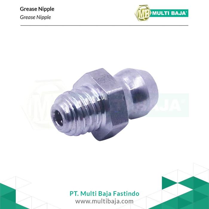Gambar Grease Nipple Stainless Steel 304 M6 - 1.0 Straight dari Multi Baja Kota Administrasi Jakarta Barat Tokopedia