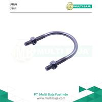 Gambar U-Bolt Stainless Steel 304 3/8" x 2-1/2" + 2 Mur dari Multi Baja Kota Administrasi Jakarta Barat 2 Tokopedia