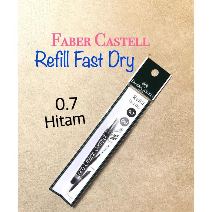 Gambar refill Fast Dry Hitam 0.7 Faber Castell 640411 pen isi ulang ATK0721FC dari Toko Online Jempol Kota Administrasi Jakarta Pusat Tokopedia