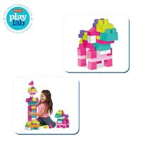 Gambar Mega Bloks First Builder Big Building Bag Pink (80 Pieces) dari fisherpriceflagship Kota Tangerang 4 Tokopedia