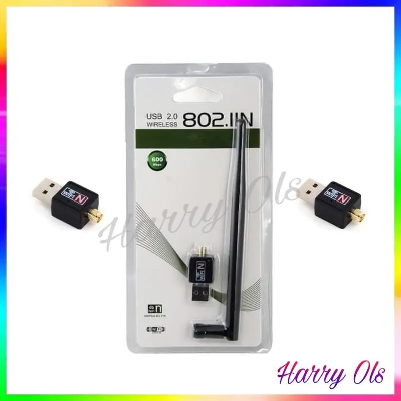 Penangkap Sinyal Wifi Laptop Komputer PC 600Mbps 0
