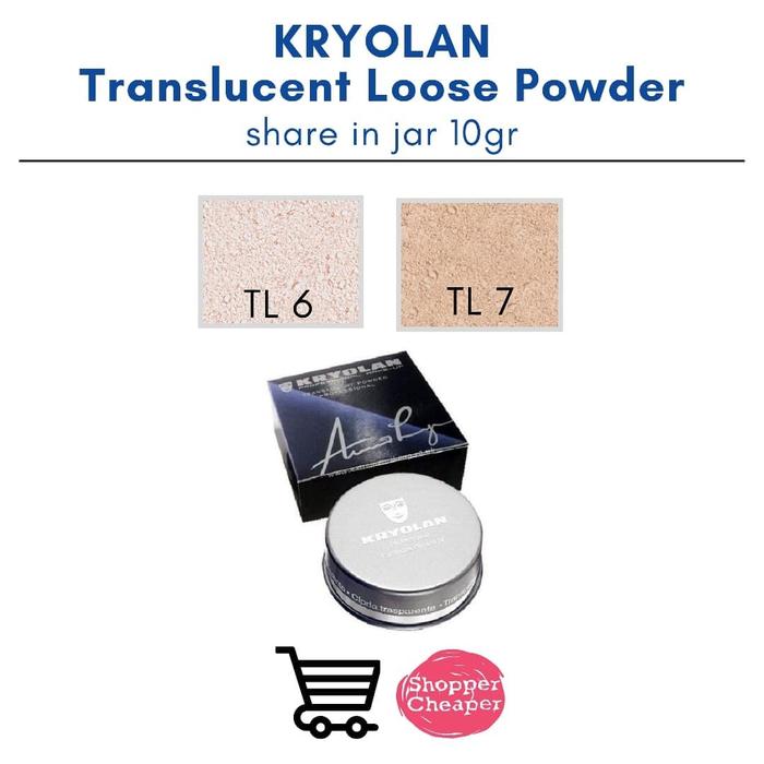 Gambar Kryolan Translucent Loose Powder (Sample Size) dari Shopper Cheaper Kota Yogyakarta Tokopedia