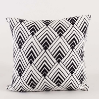 Gambar Norby Cushion 45 x 45 Black White Bantal Rajut Etnik Skandinavia dari NAGAREY Kota Administrasi Jakarta Barat 1 Tokopedia