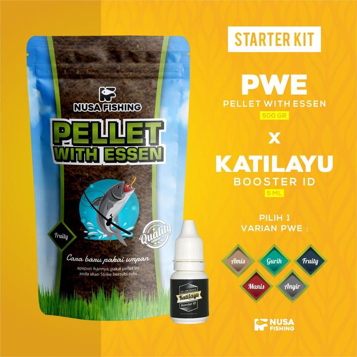 Gambar Umpan Pancing Ikan Mas Pellets Anyir 500 GR & Esen Daily Katilayu 5 ML dari Nusa Fishing_NEW Kab. Cirebon Tokopedia