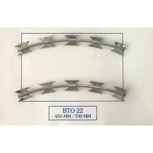 Kawat Duri Silet - Razor Wire BTO 22