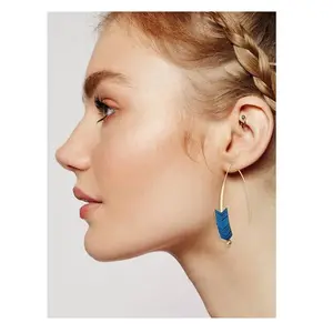 Anting Natural Rock Stud Earrings
