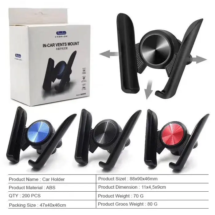 Car phone holder HP mobil Lazy pod Ram In car Vents AC Mount Universal