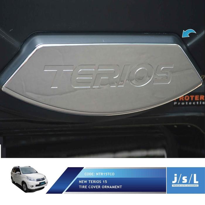 Gambar JSL Tire Cover Ornament New Terios List Cover Ban Belakang dari Autotivo Official Kota Administrasi Jakarta Utara Tokopedia