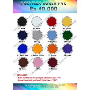 Sticker Baju / Polyflex PVC Korea