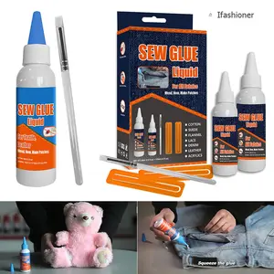 Secure Stitch Liquid Sewing Solution Glue Kit No Sew Glue Tools Kit