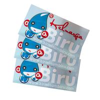 Gambar Stiker Kaca Motif / Stiker Motor Mobil Keren / Sticker Keluarga Biru - Original Merchandise Biru dari Air Minum Biru Kota Surabaya 2 Tokopedia