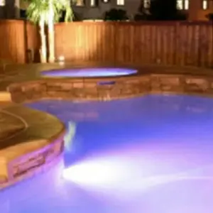 lampu kolam renang warm white lengkap travo waterproof