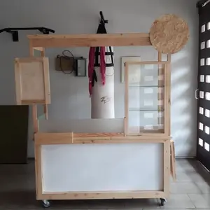 booth jati Belanda / gerobak / booth jualan /booth kayu jatibelanda