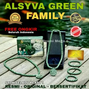 PROMO! PAKET FAMILY ALSYVA GREEN JADE - HIJAU - dijamin ASLI 100%
