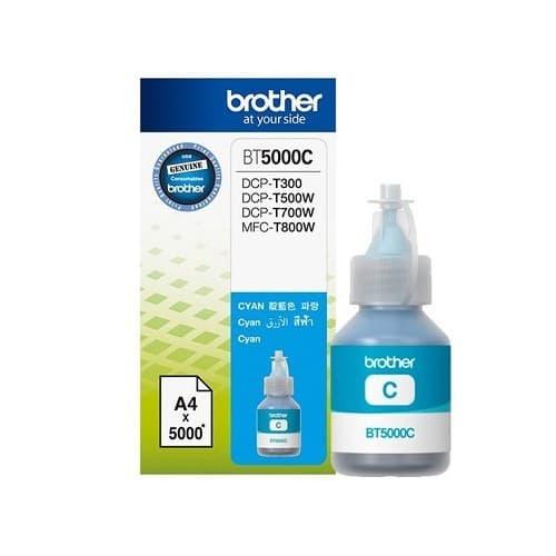 BROTHER Tinta BT5000C BT 5000 BT5000 Cyan Ink Bottle Original 1