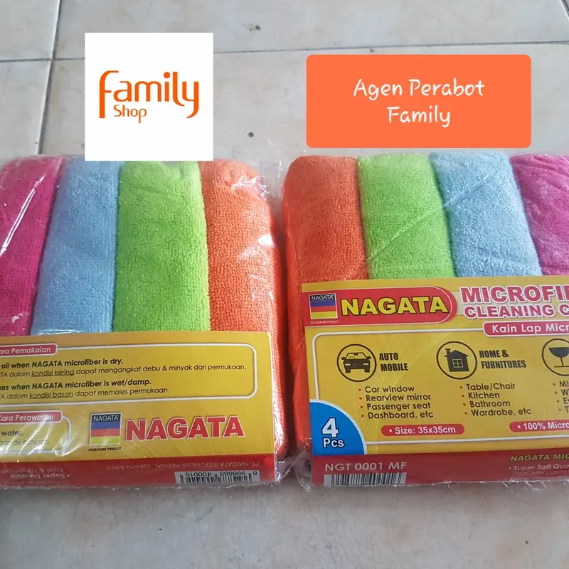 Lap Micro Fiber Mobil Kaca Keramik / Kain Lap Handuk Microfiber NAGATA Biru Cleaning 0