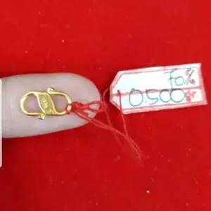 Hak sambungan kalung mas kuning