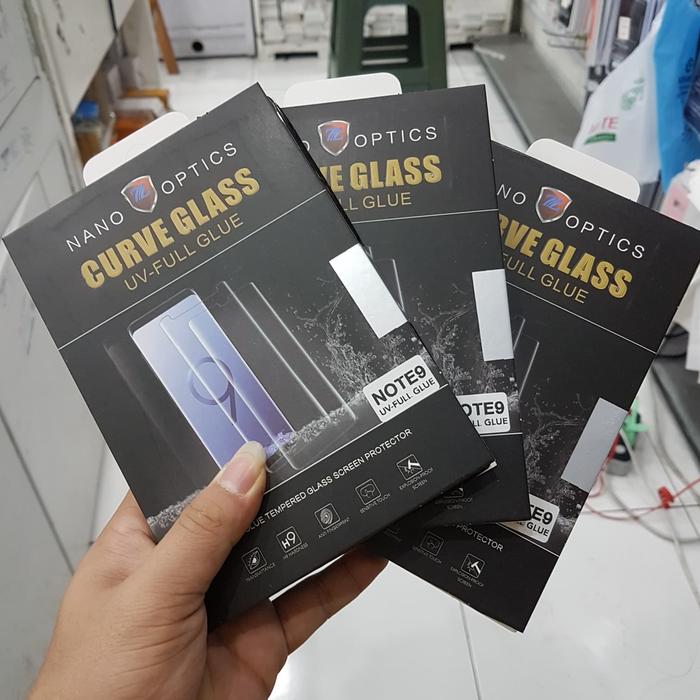 Gambar uv glass full lem makai cairan khusus for samsung note 8/note9 dari Sukses acc88 Kota Bandung Tokopedia