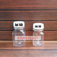 Gambar BOTOL CAPSULE KOTAK ISI 60 dari Ihsan Plast Kab. Malang 5 Tokopedia