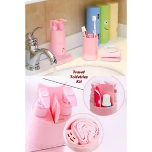 Travel Toiletries Kit tempat peralatan mandi penyimpanan alat mandi