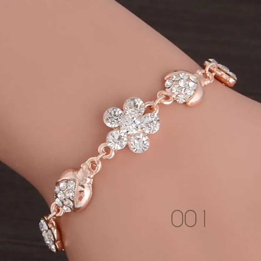 PROMO!!! Gelang Diamond Bridal Wanita Type JW15 exclusive Rose Gold