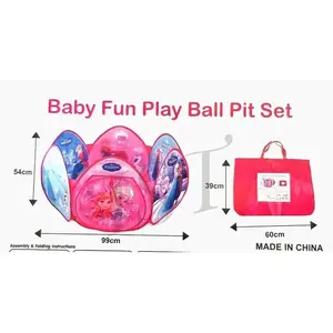 Mainan Anak Tenda Mandi Bola Baby Fun Play Ball Pit set Frozen