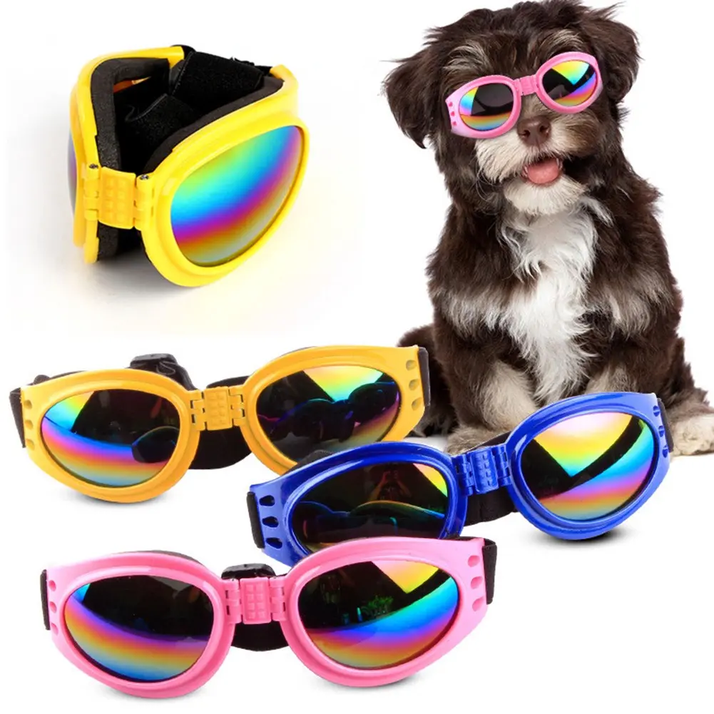 Kacamata Hitam Lipat Anti UV Angin untuk Anjing